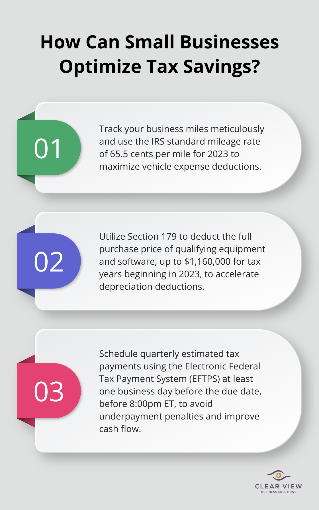 Infographic: How Can Small Businesses Optimize Tax Savings? - business tax strategy