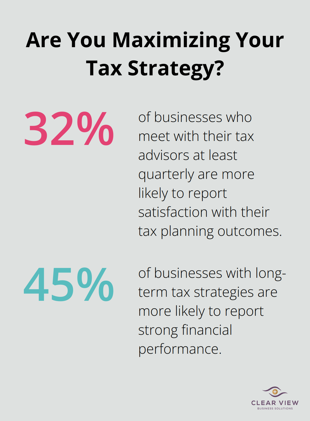 Infographic: Are You Maximizing Your Tax Strategy? - tax and business strategy