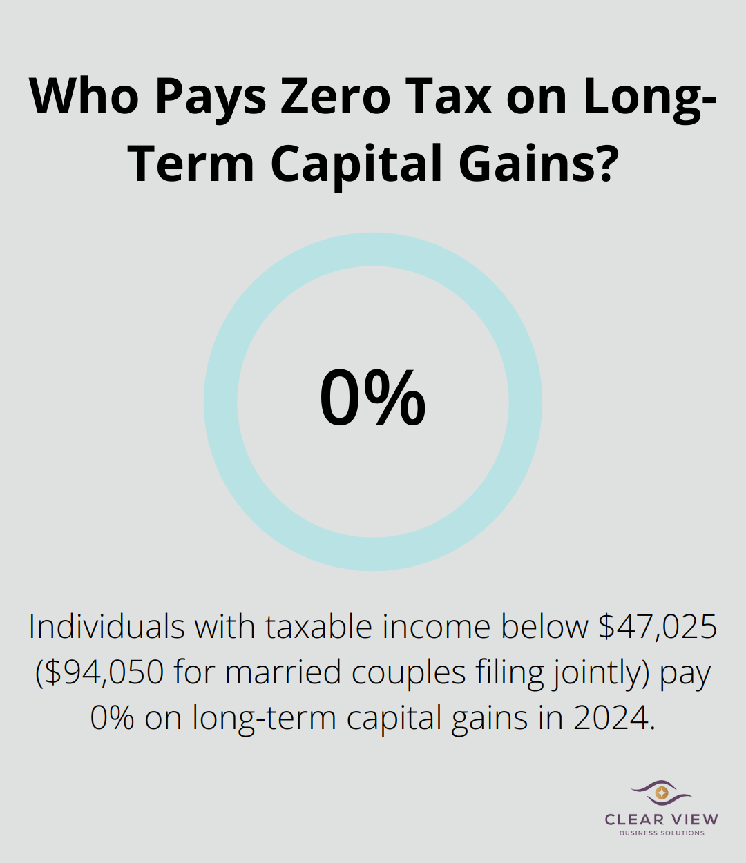 Infographic: Who Pays Zero Tax on Long-Term Capital Gains? - tax planning tips for individuals