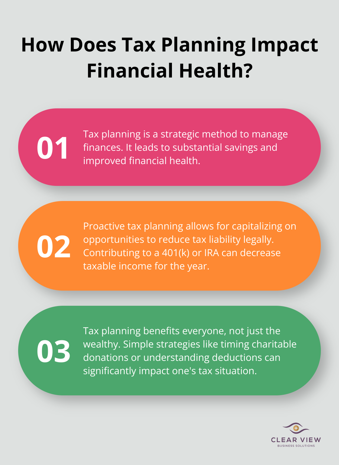 Infographic: How Does Tax Planning Impact Financial Health? - tips for tax planning