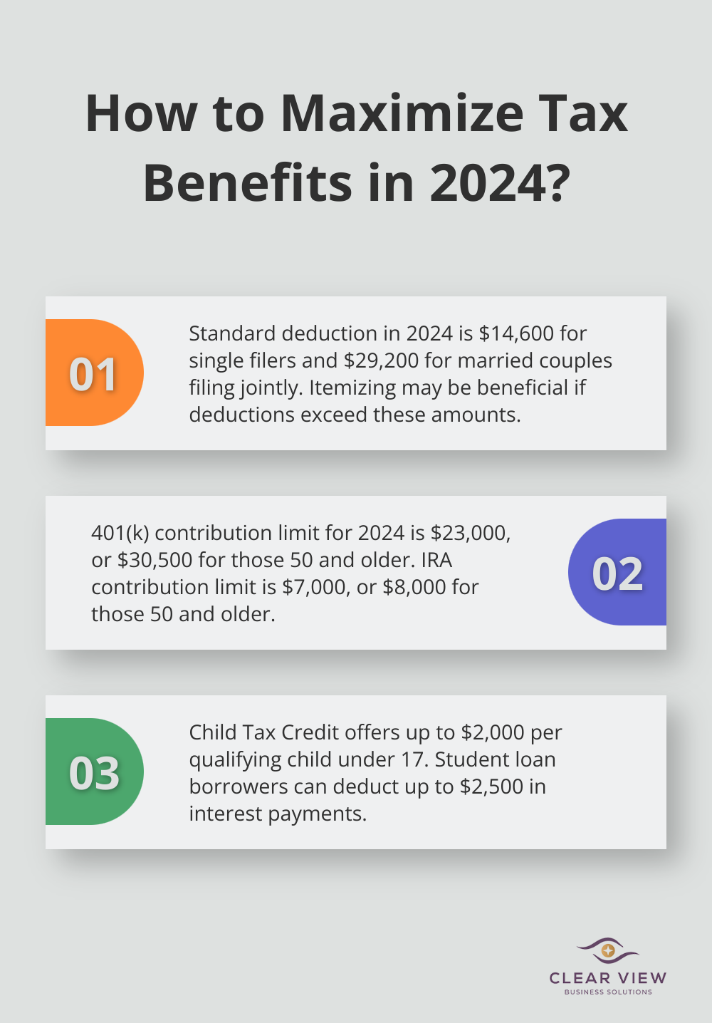 Infographic: How to Maximize Tax Benefits in 2024?