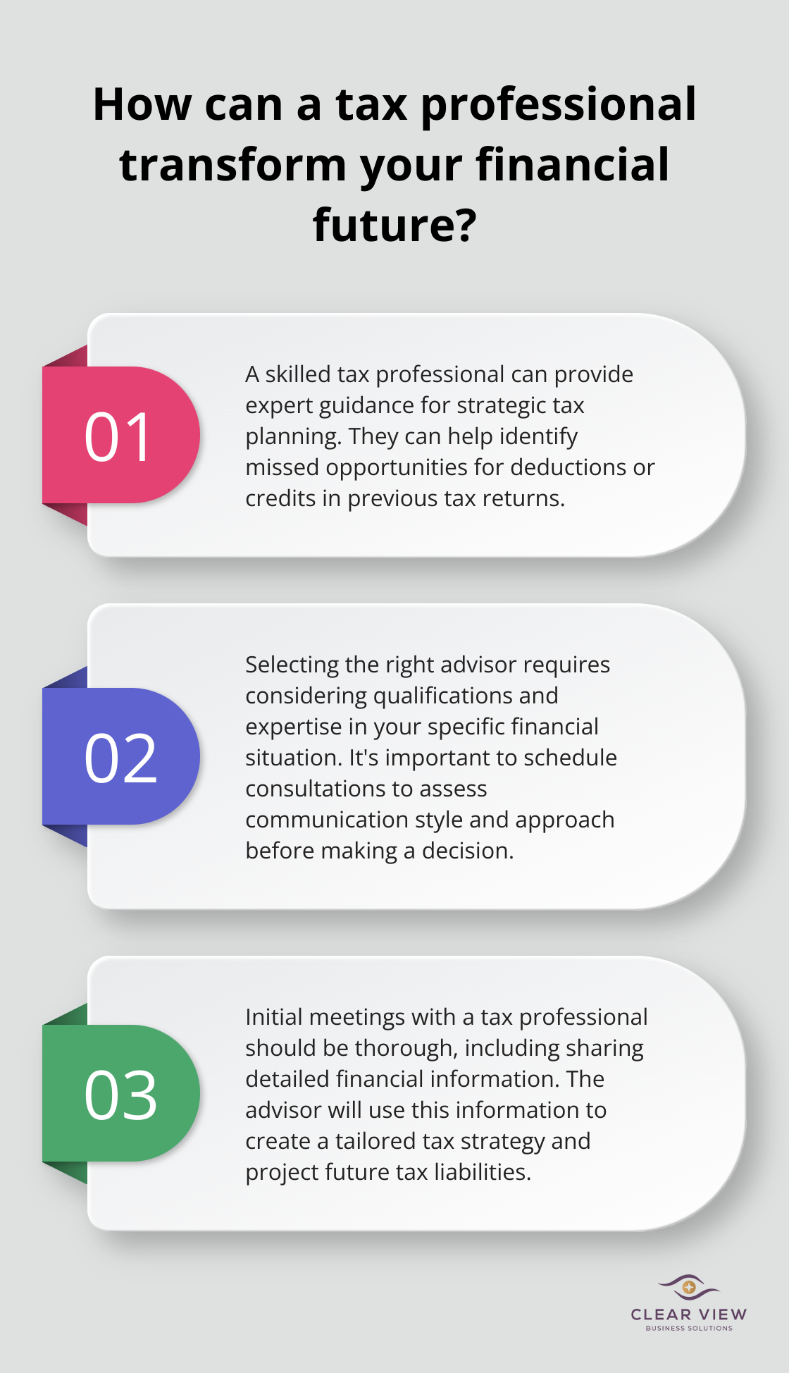 Infographic: How can a tax professional transform your financial future? - strategic tax planning
