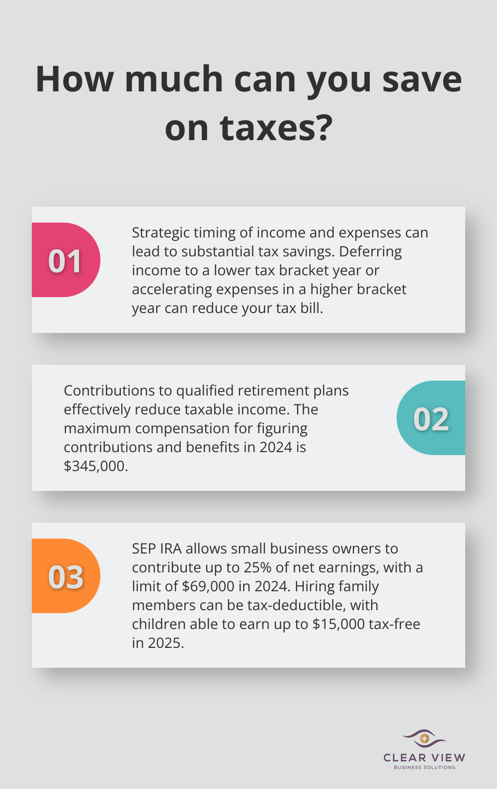 Infographic: How much can you save on taxes?