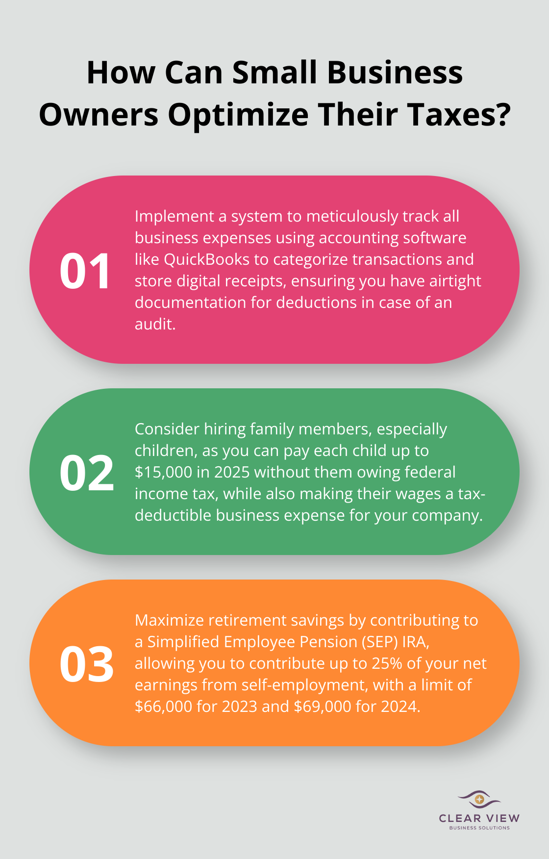 Infographic: How Can Small Business Owners Optimize Their Taxes?