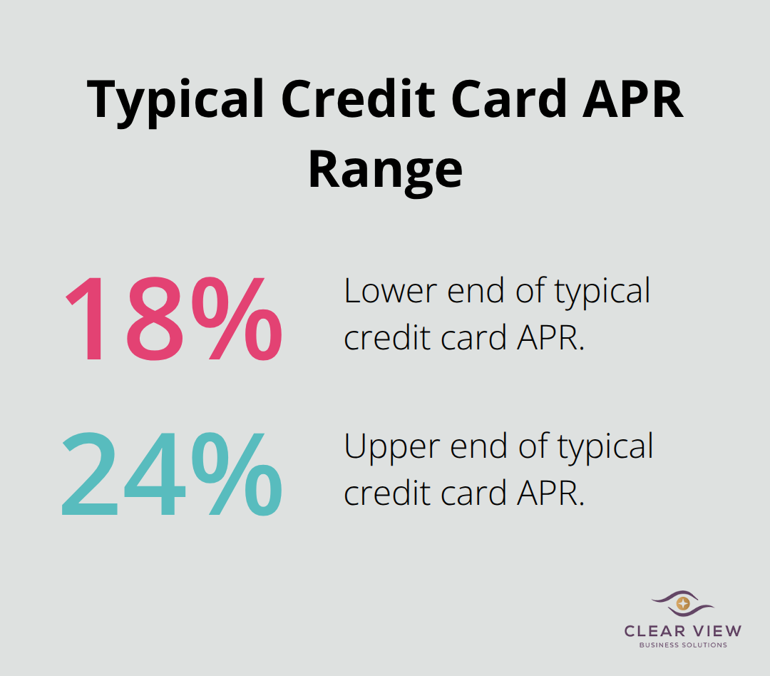 Typical APR range for high-interest credit card debt - comprehensive financial planning