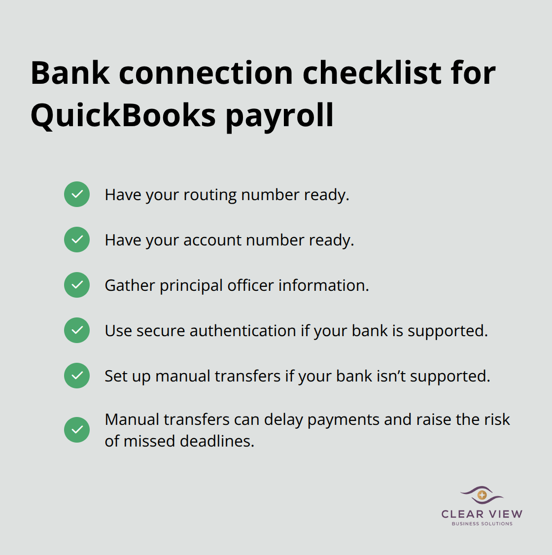 Essentials to connect your bank for direct deposits and tax payments