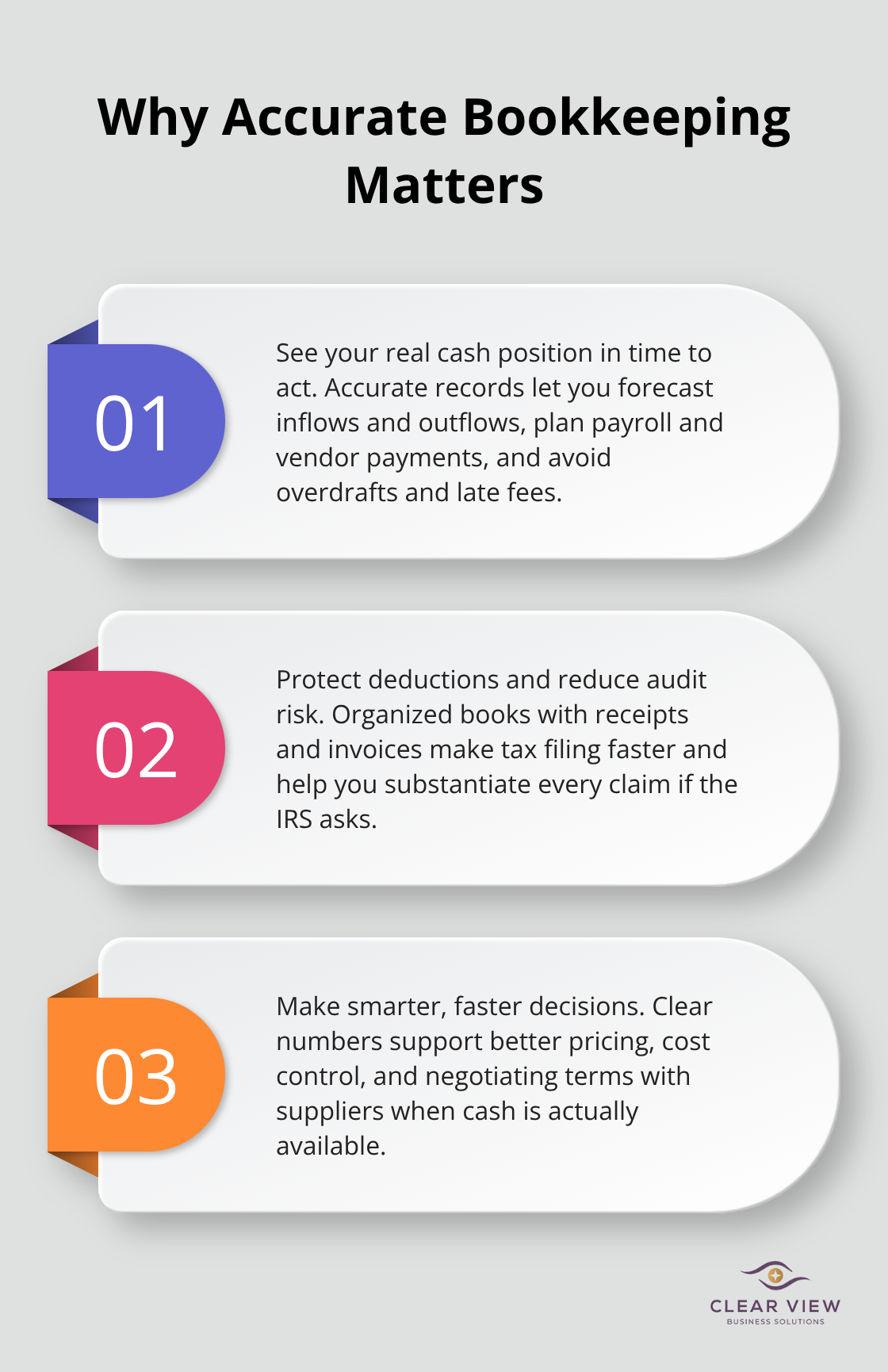 Three reasons accurate bookkeeping matters for Tucson small businesses - Bookkeeping basics Tucson